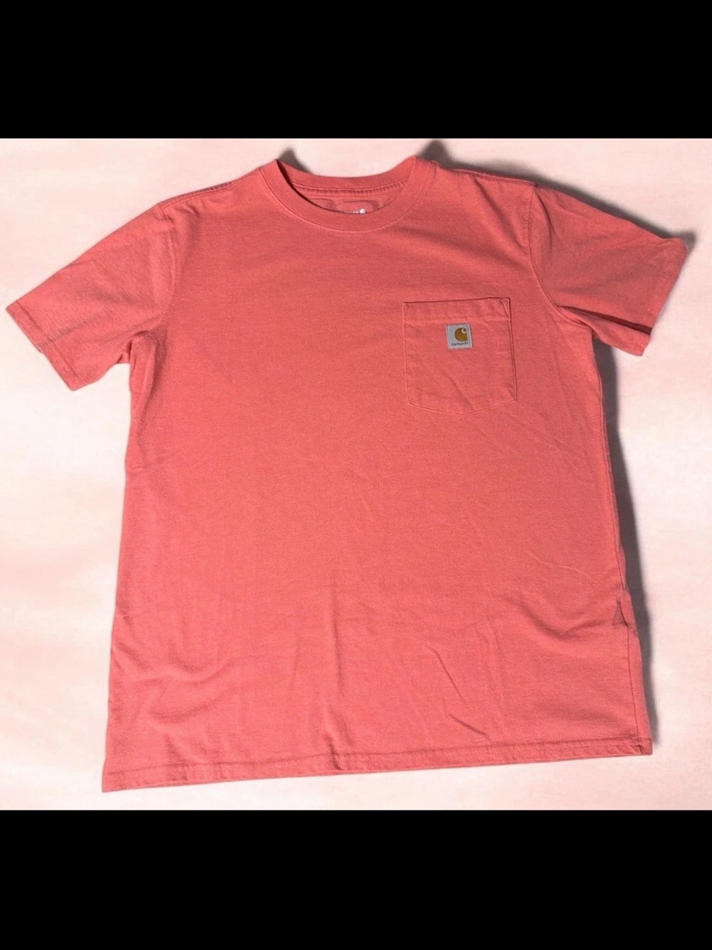 Carhartt Women's K87 Workwear Short Sleeve Pocket Tee in Pink